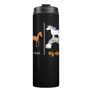 Bouteilles Isothermes Votre Tante Ma Tante Licorne T-Shirt _ Drôle Arc-e