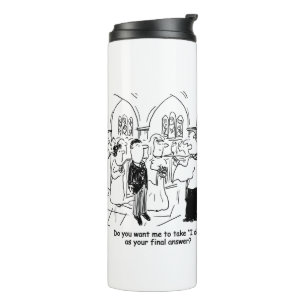 Bouteilles Isothermes Vows mariages - Je fais comme réponse finale Therm