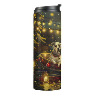 Bouteilles Isothermes Voyage de Noël American Staffordshire