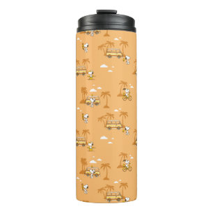 Bouteilles Isothermes Voyage sur route   Peanuts Snoopy Beach Motif