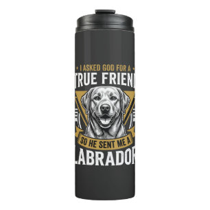 Bouteilles Isothermes Vrai chien Labrador ami