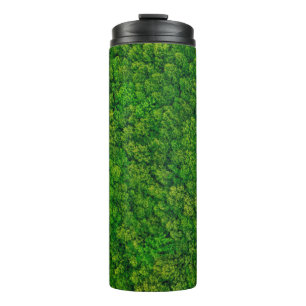 Bouteilles Isothermes Vue de la forêt du dessus, vue aérienne du dessu