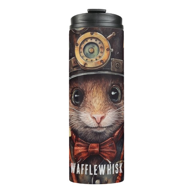 Bouteilles Isothermes Wafflewhisk Haut-de-forme Steampunk 26 (Devant)