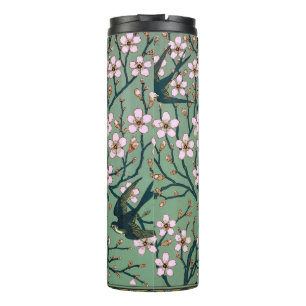 Bouteilles Isothermes Walter Crane - Mug Hirondelles et Fleurs d'Amandie