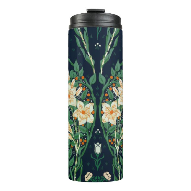 Bouteilles Isothermes Walter Crane White Lily-Blue Back (Devant)