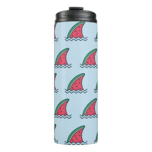 Bouteilles Isothermes Watermelon shark : design motif vague.