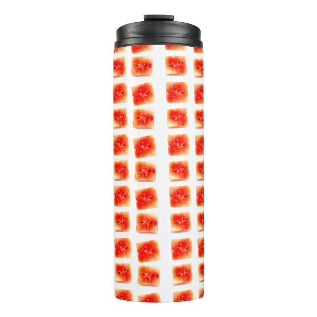 Bouteilles Isothermes Watermelon Slice Pattern – Seamless Summer Fruit o (Devant)