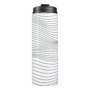 Bouteilles Isothermes Wave Lines Motif Abstrait Arrière - plan.art, vagu