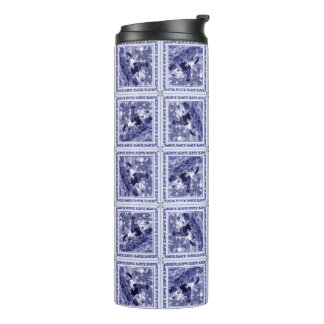 Bouteilles Isothermes Western Denim Blue Delft Tile - Thermal Tumbler