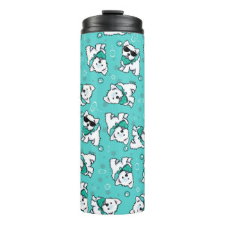 Bouteilles Isothermes Westies Cutieface KiniArt