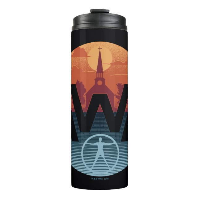 Bouteilles Isothermes Westworld | Logo de l'église Escalante (Devant)