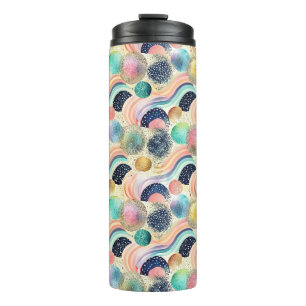 Bouteilles Isothermes Whimsical Pastel Rainbow Waves & Parties scintilla