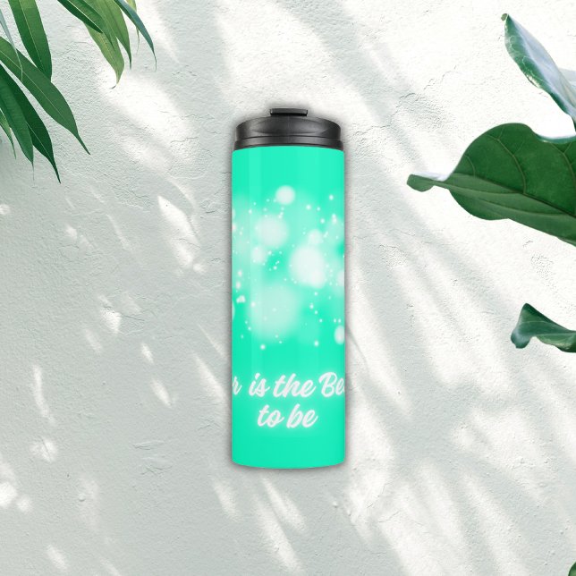 Bouteilles Isothermes White Glow 'Ensemble est le meilleur endroit pour  (Créateur téléchargé)