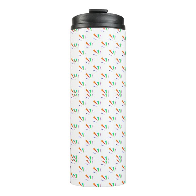 Bouteilles Isothermes White travel mug with black lid  (Devant)