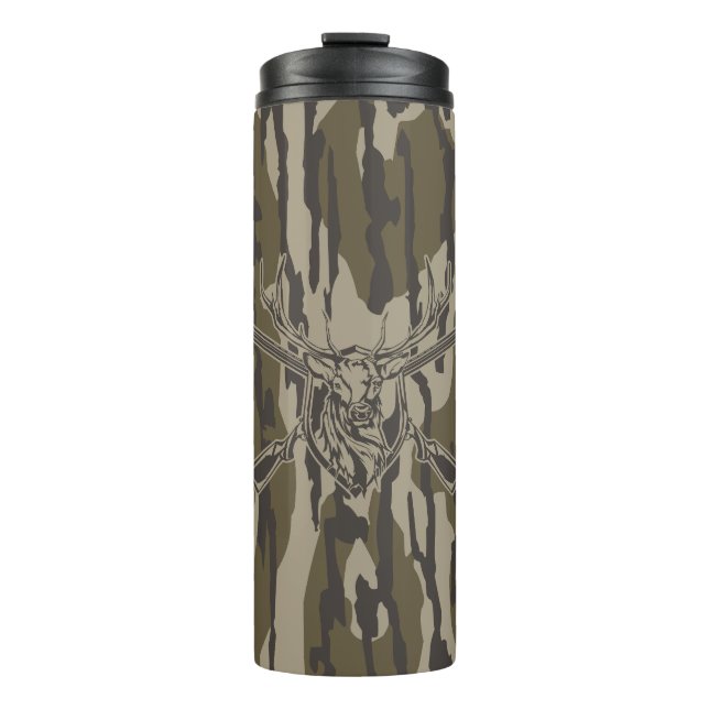 Bouteilles Isothermes Whitetail Deer Bottomland Camo Chasse Rifle Botto (Devant)