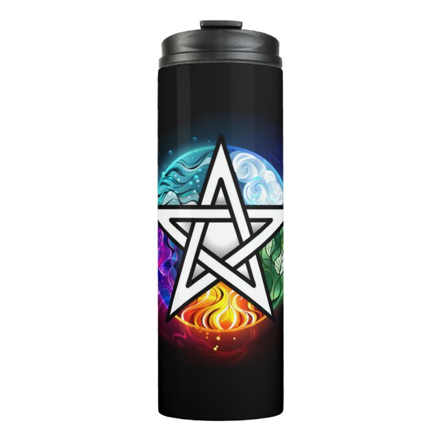 Bouteilles Isothermes Wiccan pentagram (Devant)