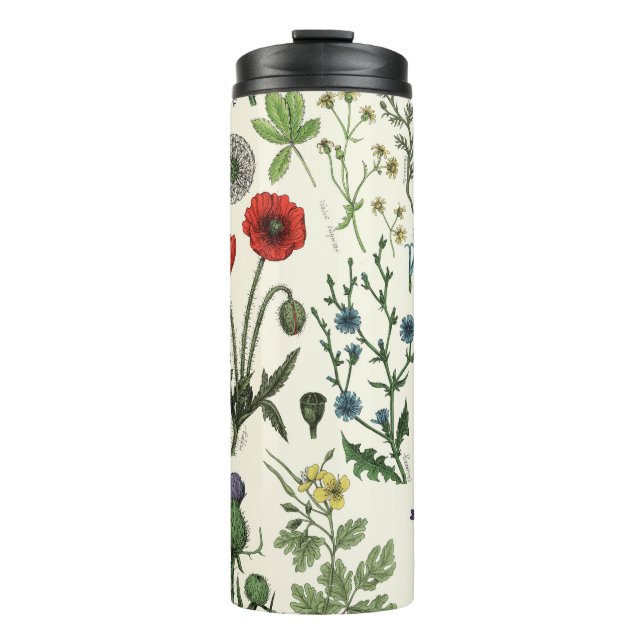 Bouteilles Isothermes Wildflowers collage (Devant)