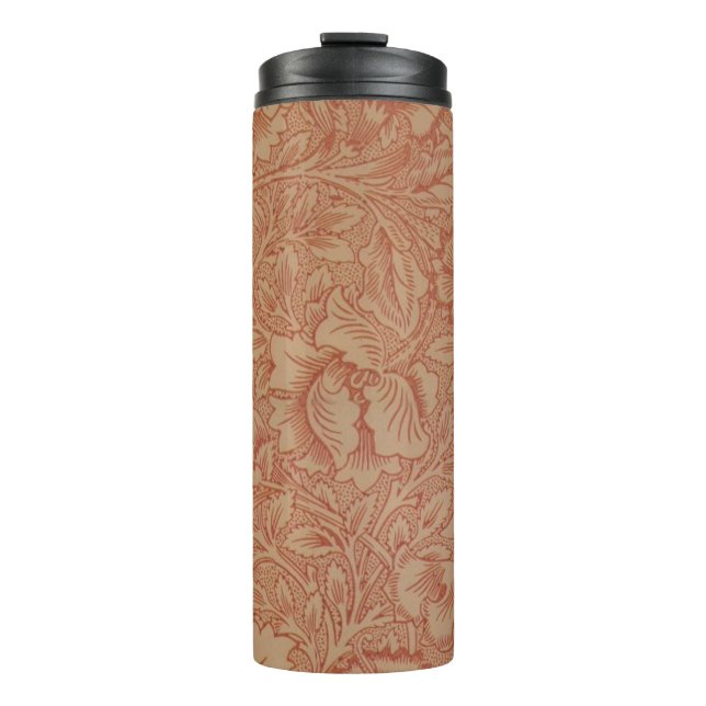 Bouteilles Isothermes William Morris Fleur de pavot rose Floral (Devant)