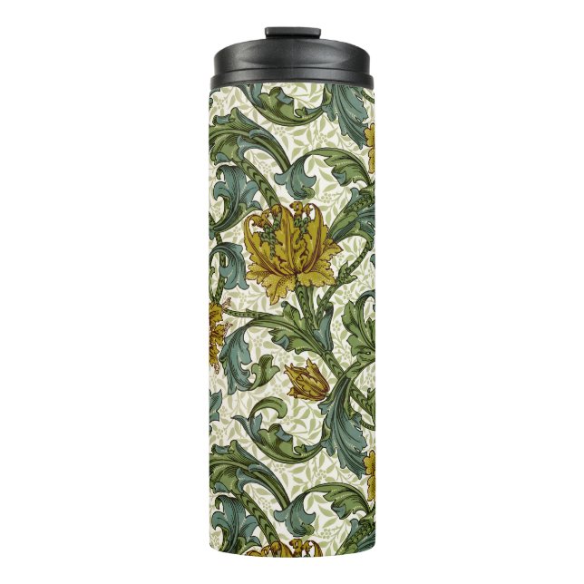 Bouteilles Isothermes William Morris modèle floral à tige unique (Devant)