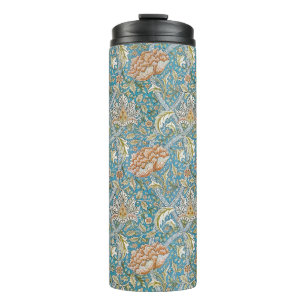 Bouteilles Isothermes William Morris motif floral Windrush bleu