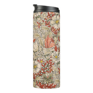 Bouteilles Isothermes William Morris Spring Compton Fleur Vintage Rouge