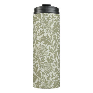 Bouteilles Isothermes William Morris Thistle Sage Green Motif