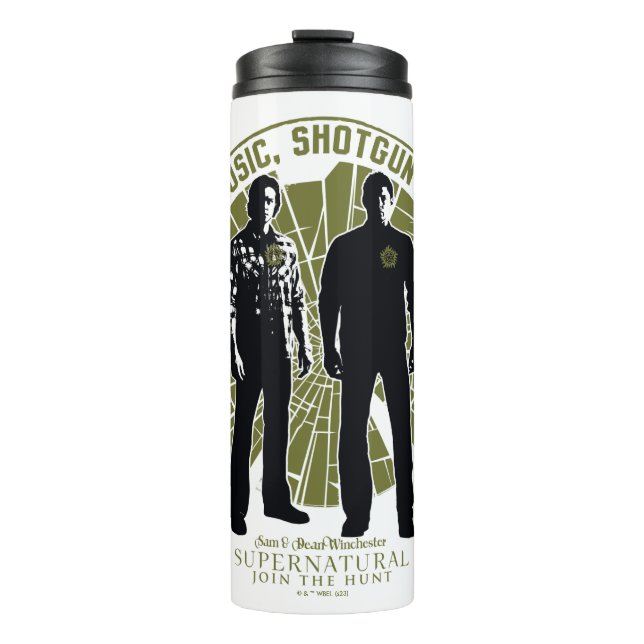 Bouteilles Isothermes Winchester Brothers surnaturel "Shotgun" (Devant)