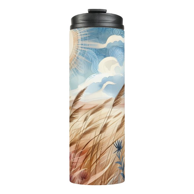 Bouteilles Isothermes Windy Day Rustic Boho Mountain Prairie Country (Devant)