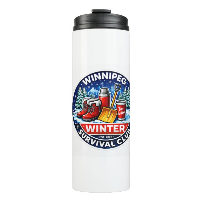 Bouteilles Isothermes Winnipeg Winter Survival Tumbler – Timmies (Devant)