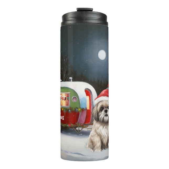 Bouteilles Isothermes Winter Havanese Caravan Christmas Adventure (Devant)