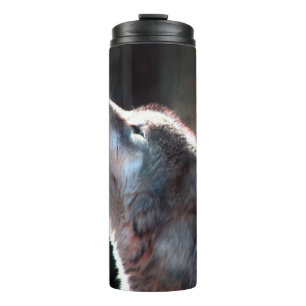 Bouteilles Isothermes Wolf Howling Loup solitaire