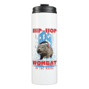 Bouteilles Isothermes Wombat Hip Hop Musique Drôle Animal