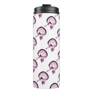 Bouteilles Isothermes X-Ray Vision Matière cérébrale crânienne - rose