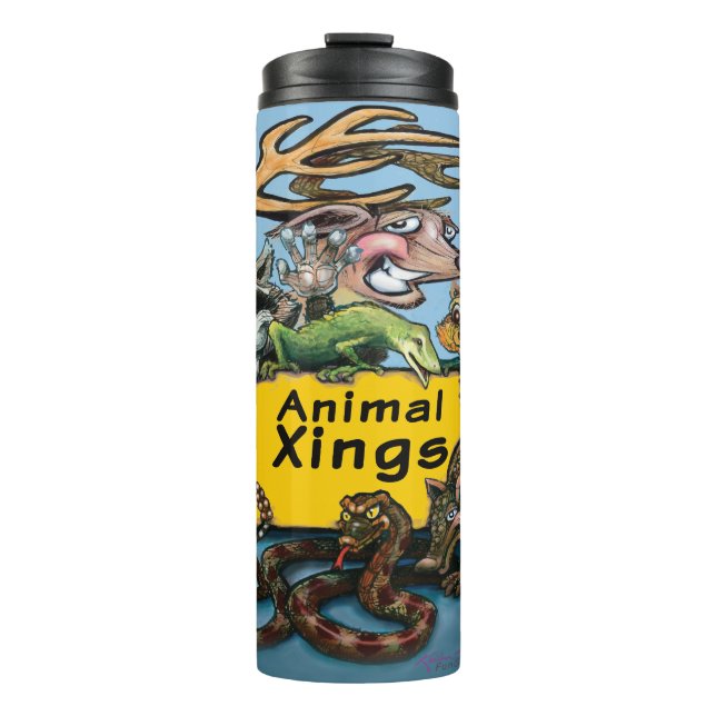 Bouteilles Isothermes Xings animaliers (Devant)