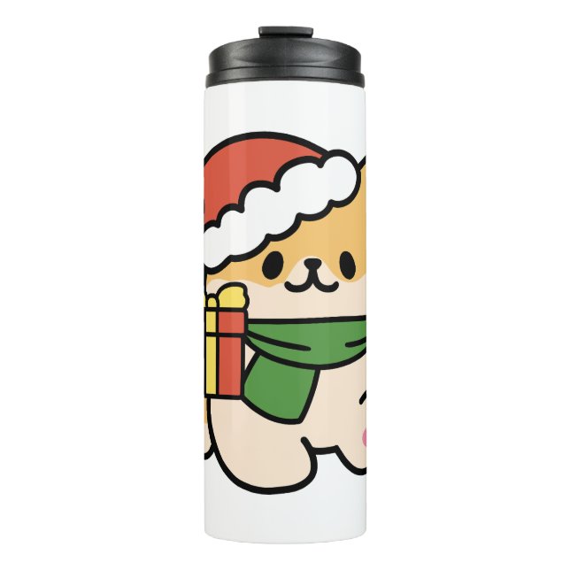 Bouteilles Isothermes Yappy Howlidays - Jote Christmas Dog Cartoon (Devant)