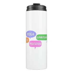 Bouteilles Isothermes Yoga Spiritualité Zen Méditation Discours Bulles