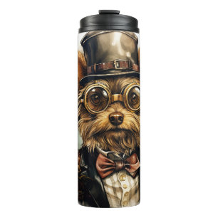 Bouteilles Isothermes Yorkshire Terrier Chien Steampunk
