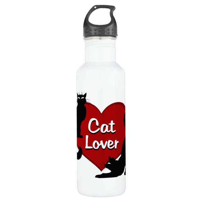 Bouteilles sport Amoureux de les chats Cat Art (Devant)