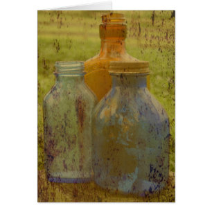 Bouteilles vintages Avec Texture De Grunge Violet