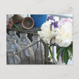 Bouteilles vintages - Penser à votre carte postale