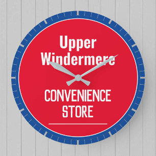Boutique Boutiques Locales Horloge murale