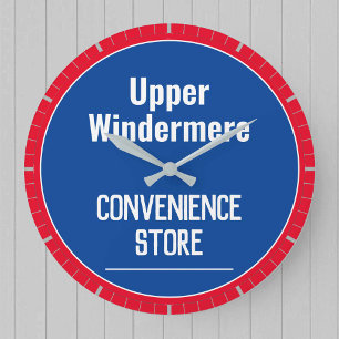 Boutique Boutiques Locales Horloge murale