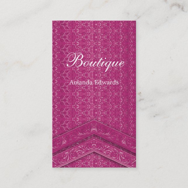 Boutique - Carte de visite (Devant)
