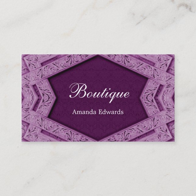 Boutique - Carte de visite (Devant)