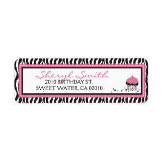 Boutique Chic Cupcake Retour Étiquette B