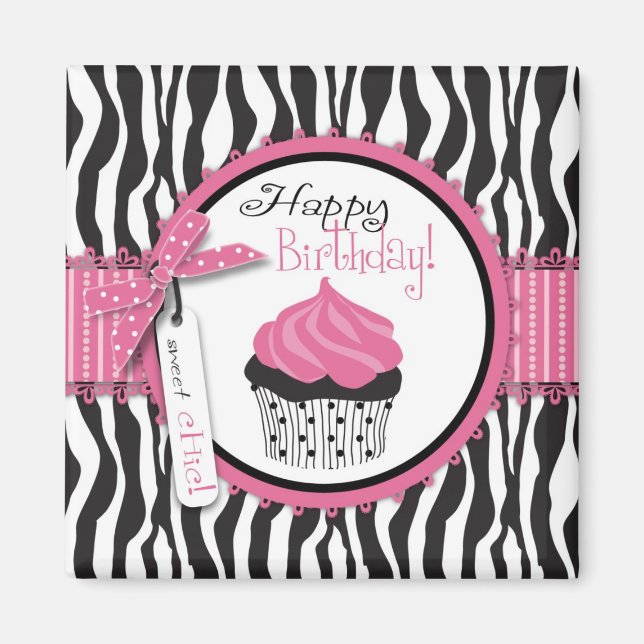 Boutique Chic Cupcakes Magnet B2 (Devant)