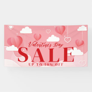 Boutique Coeurs et nuages Valentines Bannière de v