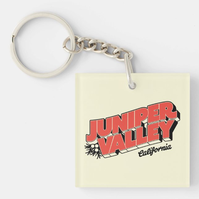 Boutique de cadeaux de Juniper Valley - Porte-clés (Devant)