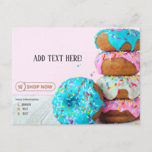 BOUTIQUE DE DOUGHNUT Cartes de remerciement