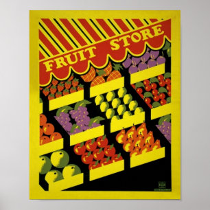 Boutique de fruits - Poster de l'APM -